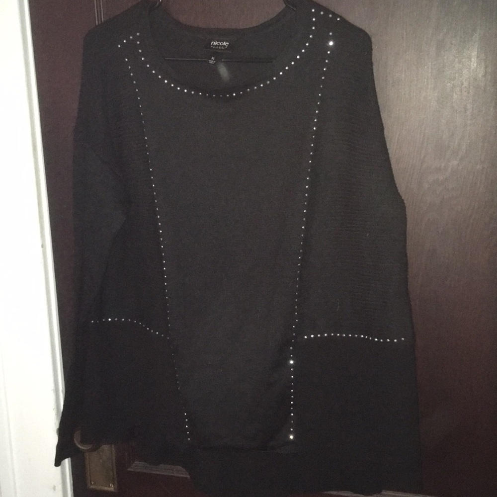 Black dress sweater